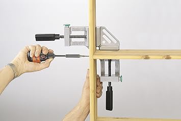 Wolfcraft 3415000 Mobile Clamp Versatile and Quick Clamping force up to 200 kg - suitable for carpentry welding and nailing - made in Europe