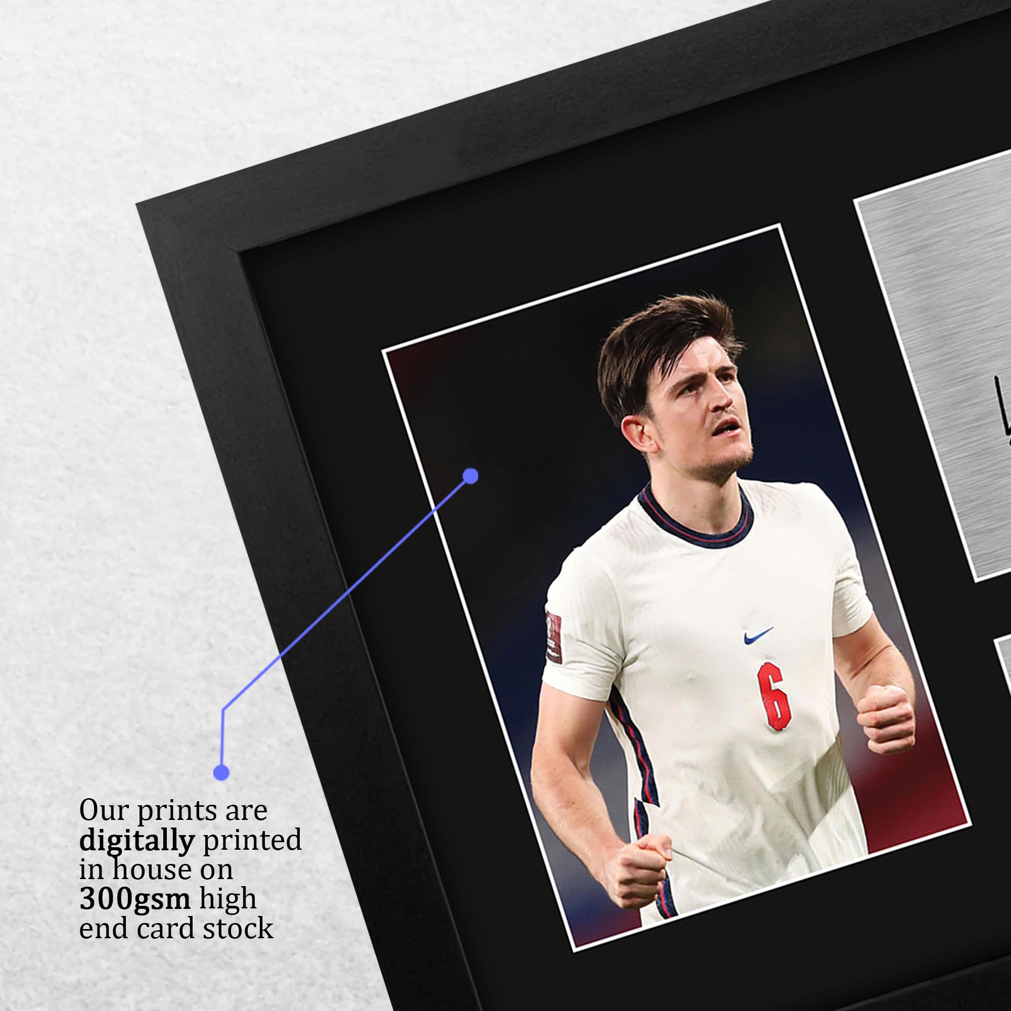 ハリー•マグワイア 直筆サイン　イングランド　Ｌサイズ Amazon.co.jp: HWC Trading Harry Maguire England フレーム入りギフト