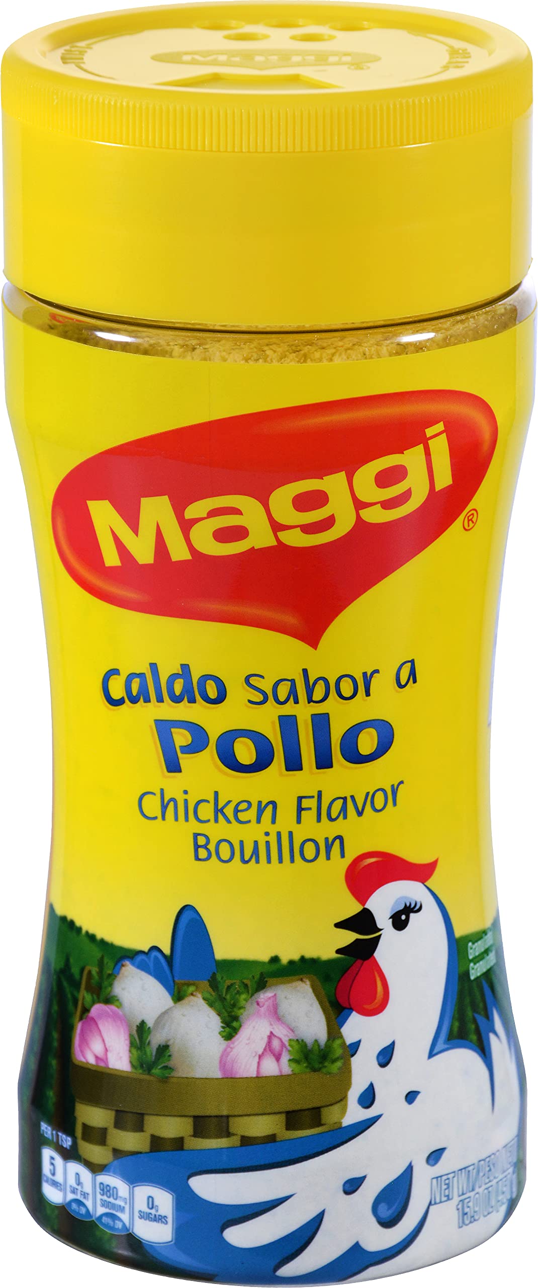 MAGGI Granulated Chicken Bouillon, 15.9 oz, 12 Count