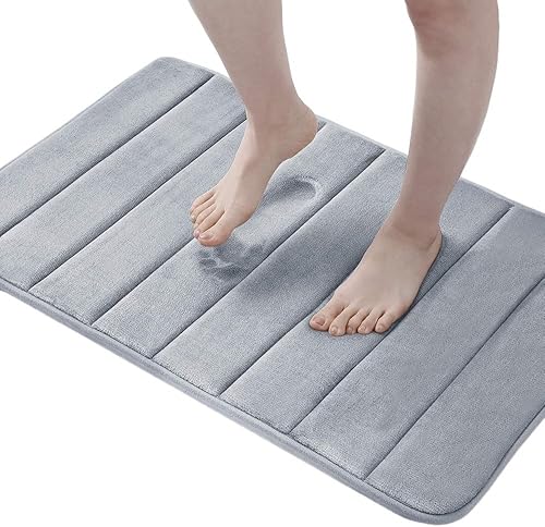 Miniatura 10 de non slip Absorbente Antideslizante Para Baño, Alfombrilla De Espuma Viscoelástica Suave Para Suelo De Cocina, Almohadilla De Terciopelo Coral,