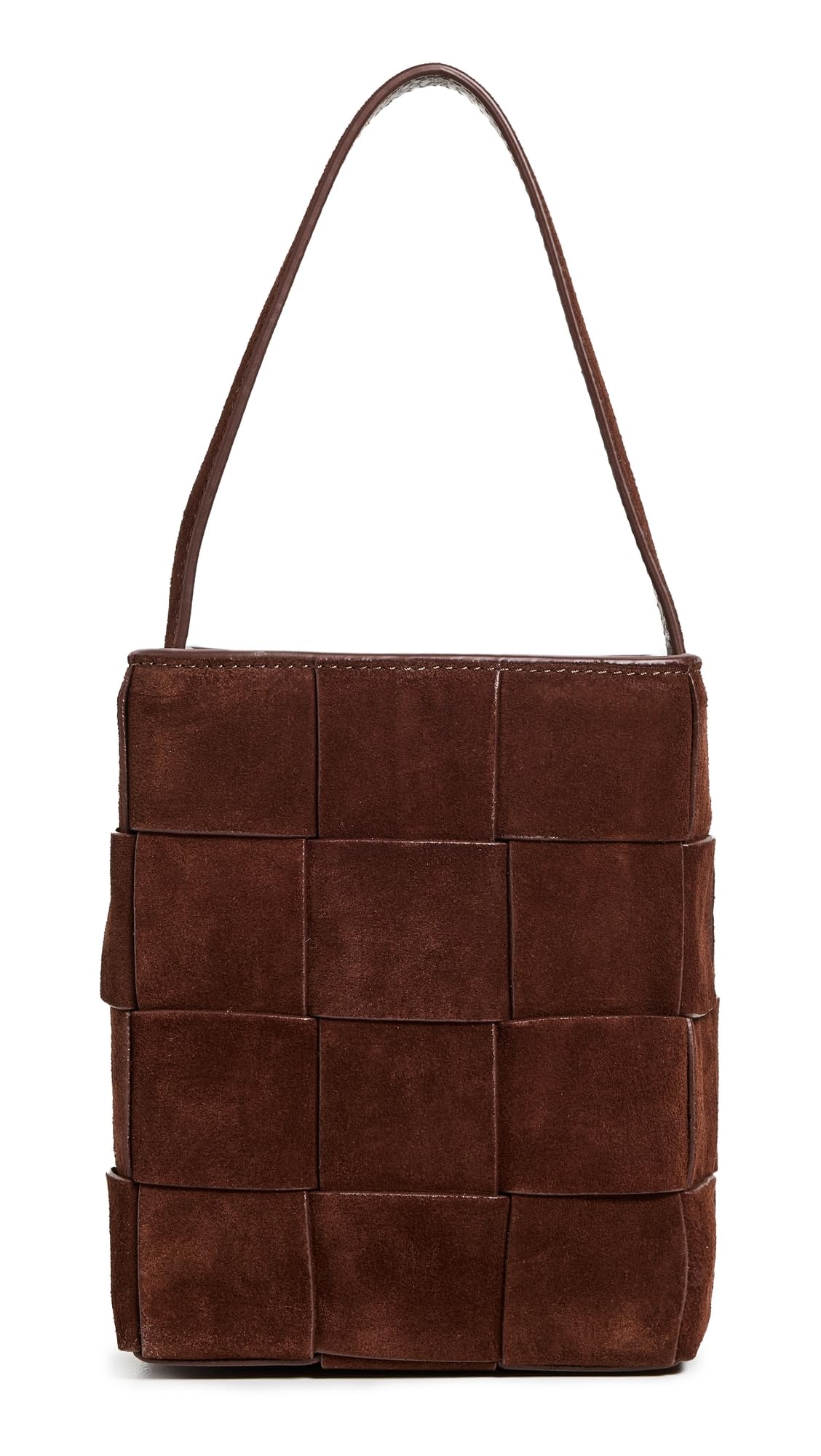 Loeffler RandallWomen's Laith Wide Woven Top Handle Bucket Bag