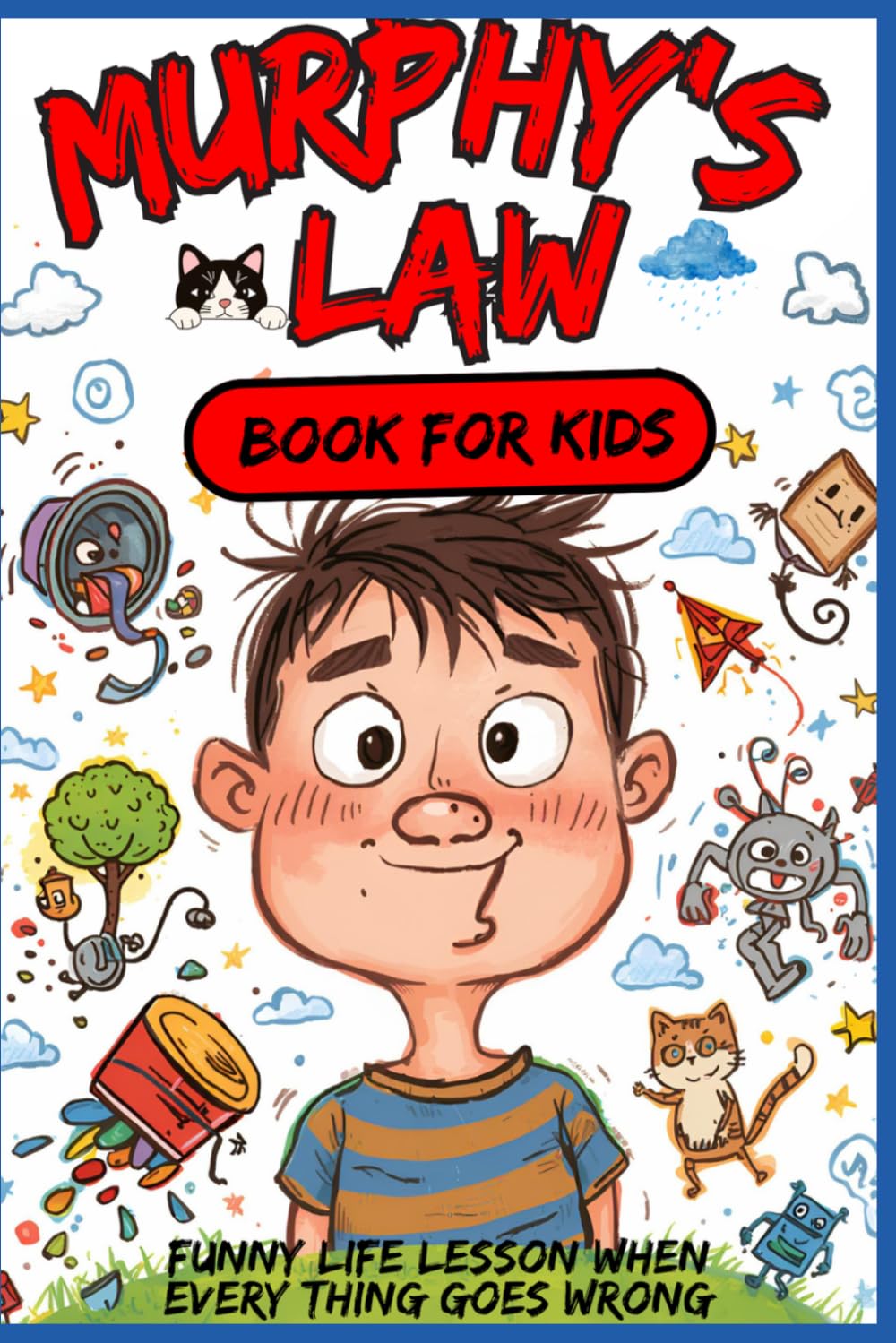 Murphy's law book for kids: Funny Life Lessons for Kids About Mistakes, Problems, Resilience, Confidence, and Handling Tough Days