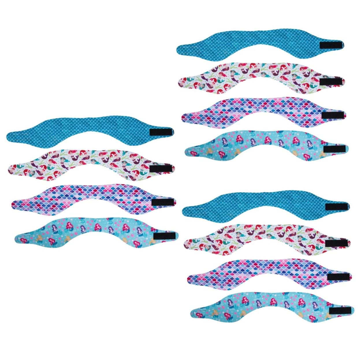 ABOOFAN 3sets Ohr Abdeckungen Gedruckt Stirnband für Schwimmen 4 Stücke * 3