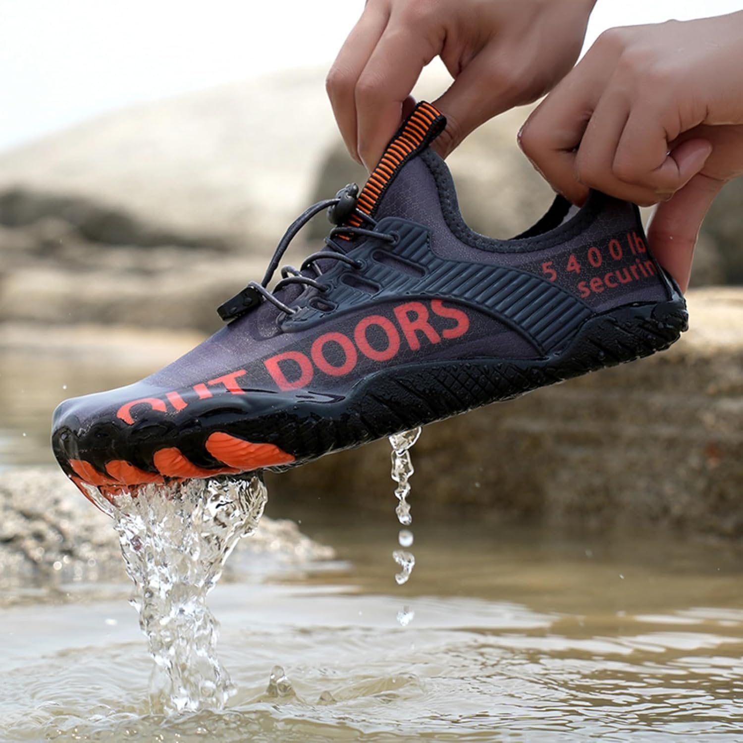 Hike Barefoot Shoes for Women Men Comfortable Wide Toe Water Shoes Quick Dry Beach Swim Shoes Breathable & Non-Slip for Outdoor Sport Swimming Boating Yoga Climbing Running