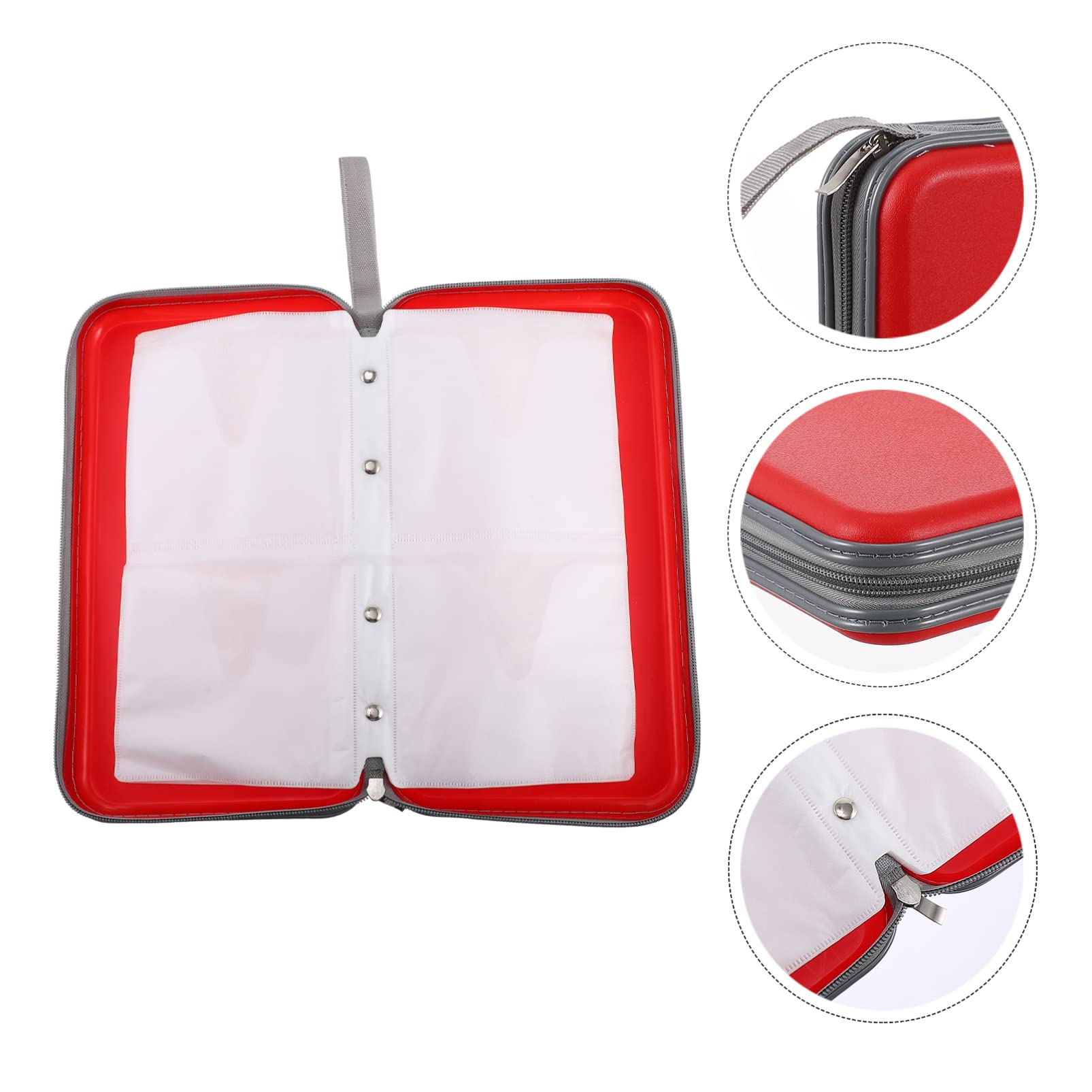 Milisten CD-/DVD-Ordner, 80 Fächer, CD-Halter, DVD-/CD-Geldbörse, tragbare CD-Hülle, Aufbewahrung, Organizer für Auto und Reisen Computer & Zubehör