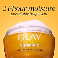 Vista 7 de Olay Vitamin C Face Moisturizer, Brightening Cream for Women, Instant Hydration, Evens Tone, Dark Spot & Hyperpigmentation Reduction, Glowing Skin