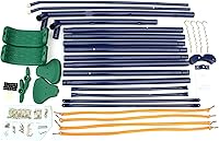 Vista 7 de Juego de columpios de metal resistentes para exteriores para niños