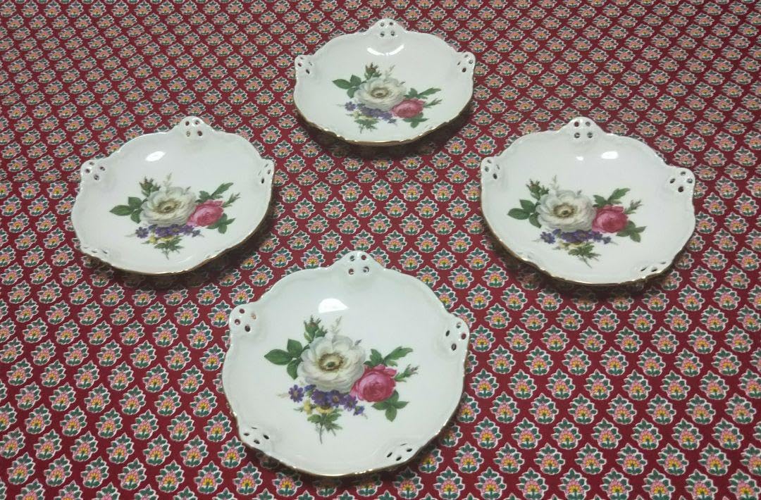 ローゼンタールクラシックローズプレート4枚セット ローゼンタール クラシックローズ プレート皿 4枚 D1117C