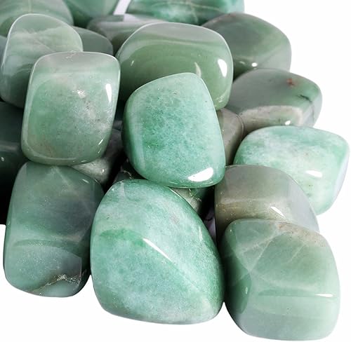 Miniatura 31 de Rockcloud Piedras pulidas pulidas de 1 libra, suministros de piedras preciosas para Wicca, Reiki, cristal curativo, fluorita