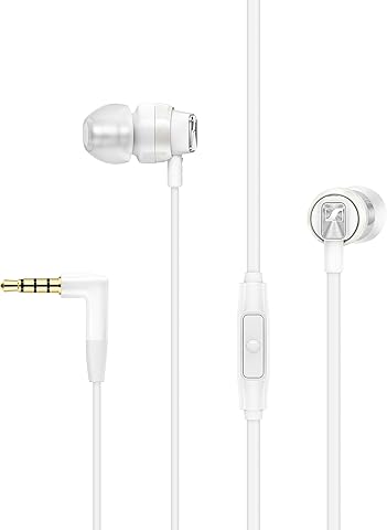 Sennheiser CX 300S Ear-Canal Headphone with Universal Smart Remote - White