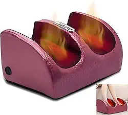 Massageador para Os Pés, Massageador de Pé 110V, 33 * 18 * 15CM Massajador Shiatsu para Pés com Calor, Massajador para Pés e Panturrilhas com Rolo de Massagem, Três Configurações de Velocidade