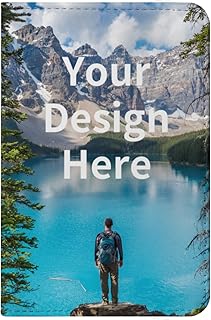 Personalized Passport Holder - Custom Photo/LOGO/Text Leather Travel Wallet Gifts for Travelers