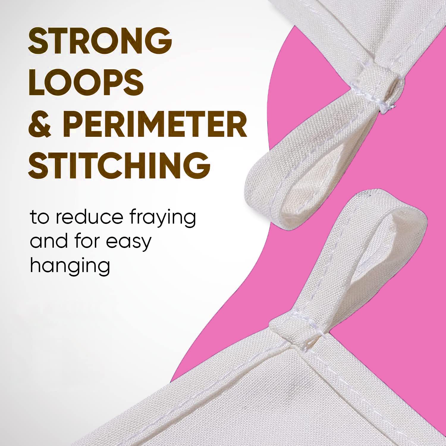 Dieliany Plain White Tapestry for Tie Dye 100% Cotton Blank Tapestry with Loops for DIY Tie Dye Perimeter Stitching DIY Hanging Wall Backdrop Craft Decor with rubber bands (1-58x58)