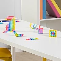 Vista 7 de PLUS PLUS Bloques de construcción entrelazados de 240 piezas para niños, juguetes de conexión de extremo abierto, minimanipuladores STEM Bin – Tubo