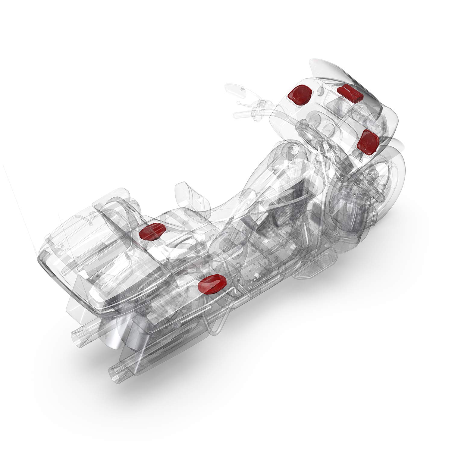 Rockford Fosgate HD14CVO-STAGE2 Four Speakers & Amplifier Kit for 2014+ Harley-Davidson Road Glide CVO & Street Glide CVO, Black