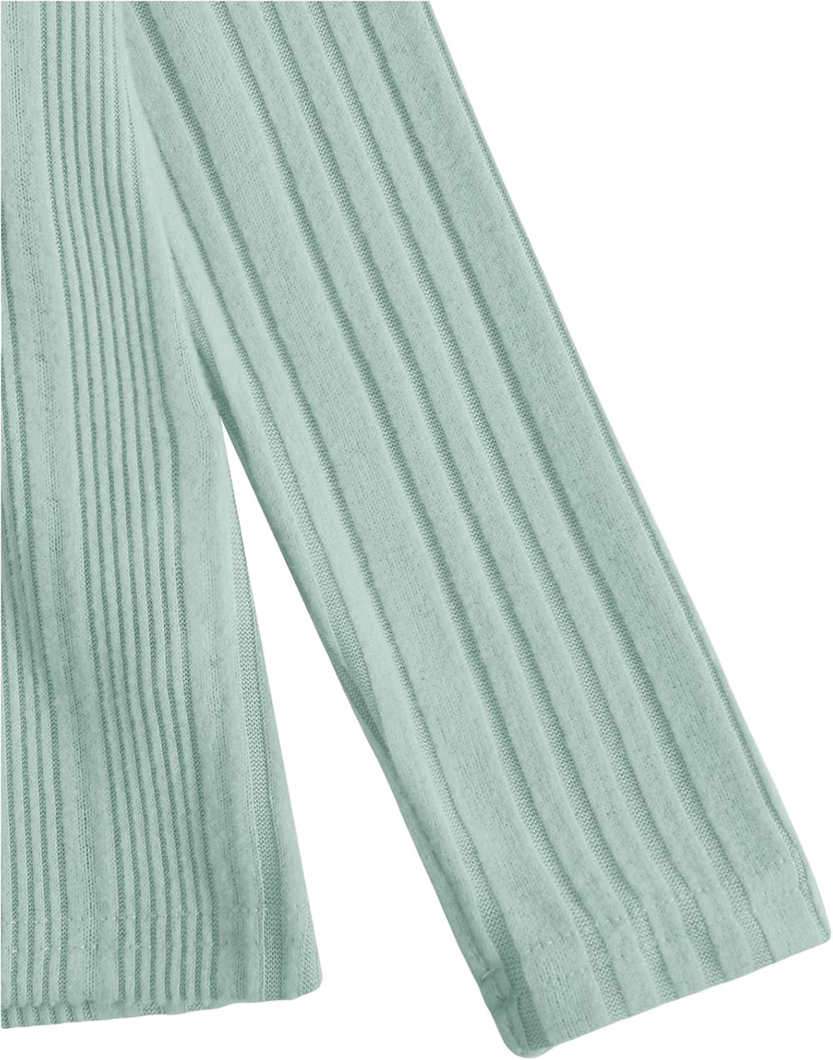 MakeMeChic Toddler Baby Girl Fall Winter Christmas Outfits Mock Neck Top and Corduroy Overall Dress Sets - Image 6