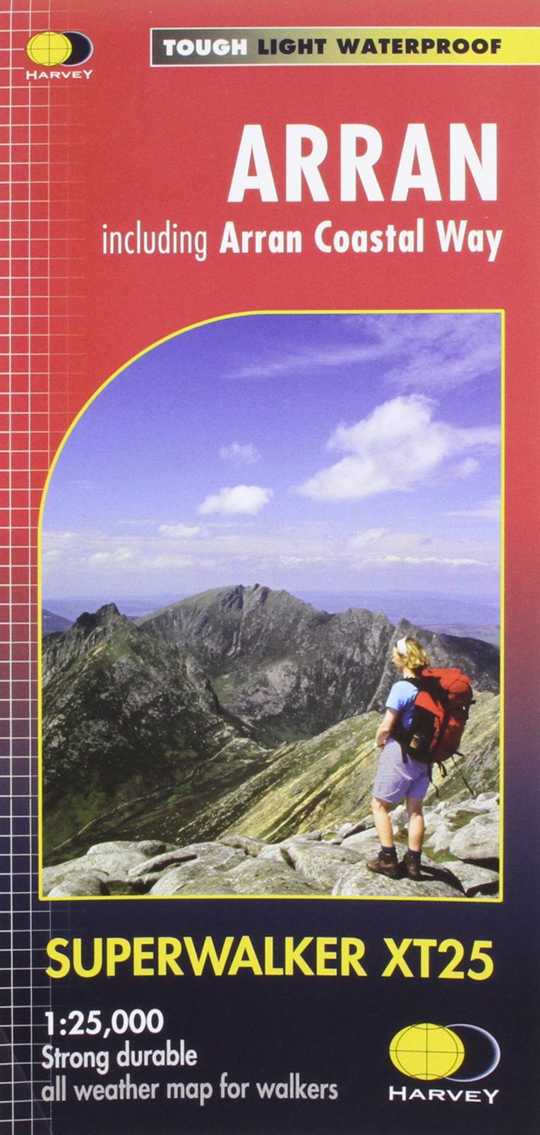 Arran Including Arran Coastal Way XT25 (Harvey Superwalker Xt25)