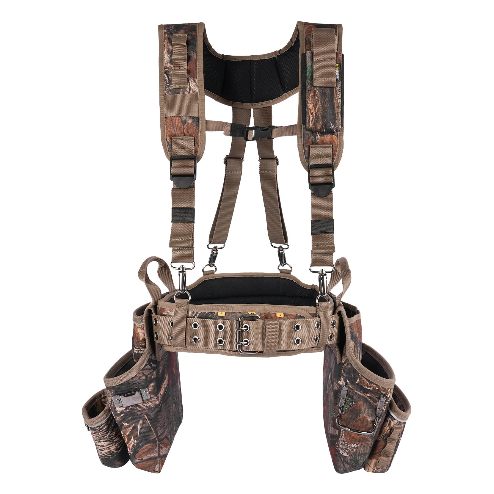 MELOTOUGH Ceinture porte-outils avec porte-outils robuste 18 poches