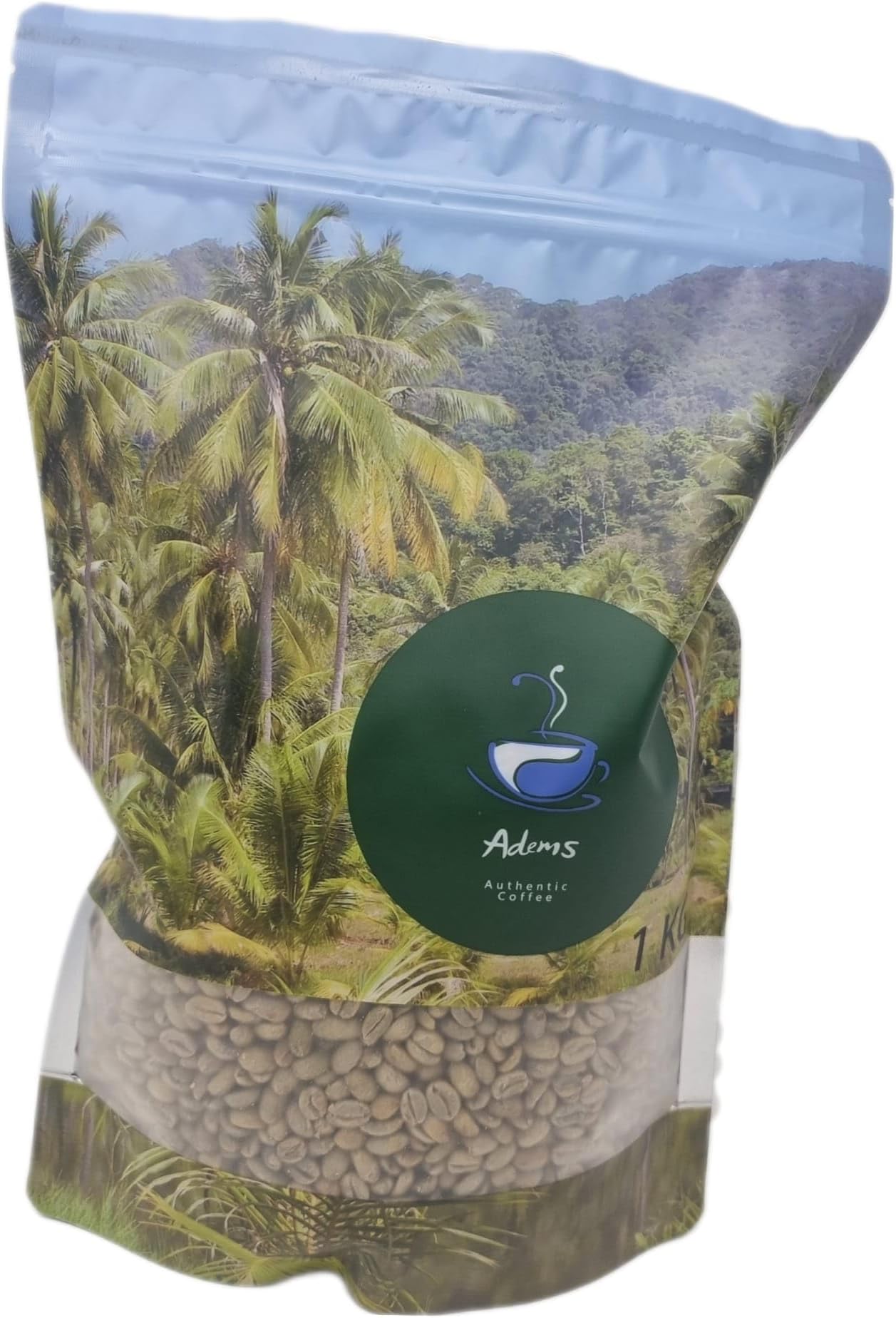 Adems Tanzanian killimanjaro green unroasted coffee beans for home or business roasting 1kg arabica coffee beans from Tanzania