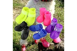 Anti-Slip Waterproof Rubber Rain Dog Shoes