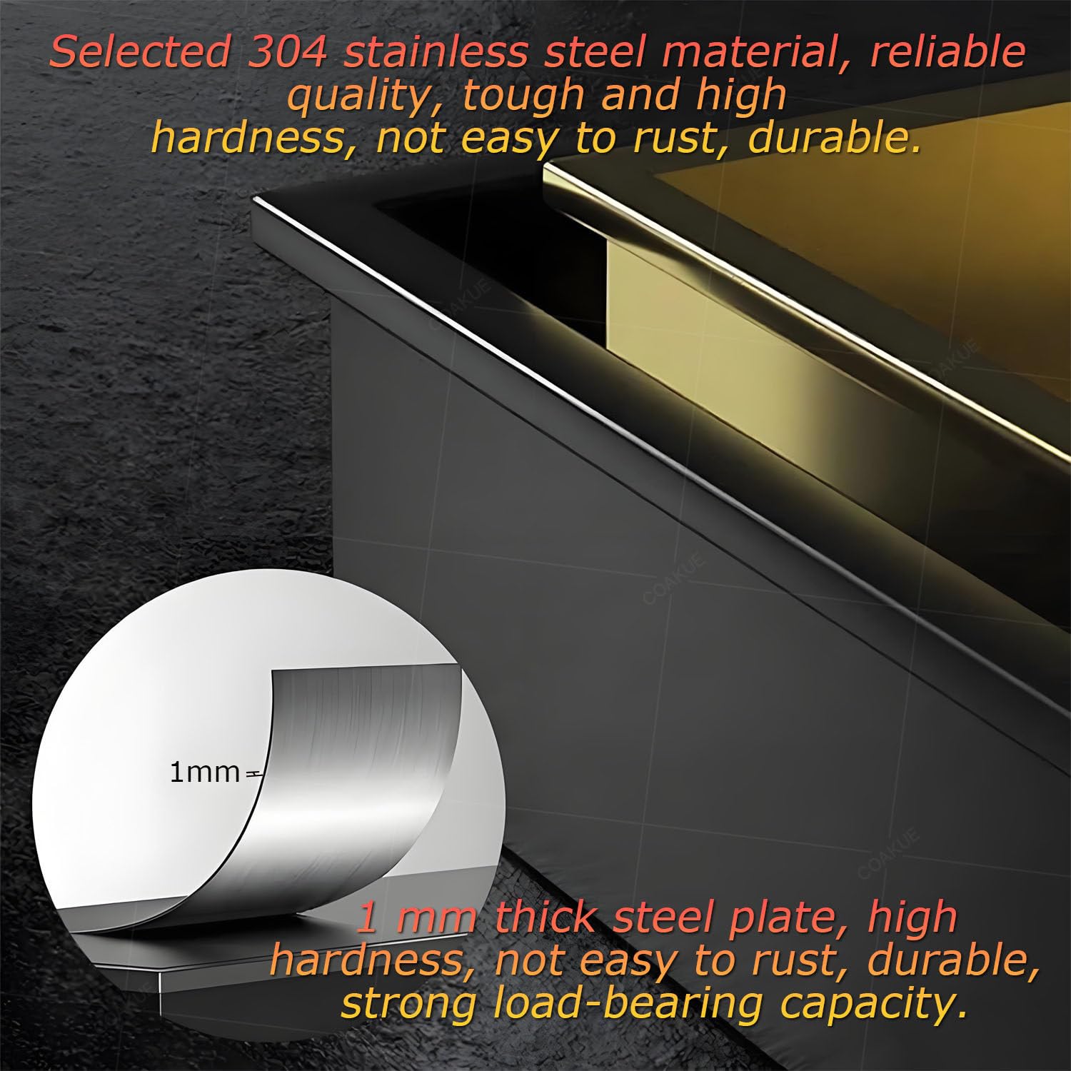 Scopino da bagno in acciaio inox per bidone della spazzatura, carta igienica e igiene; ripiano integrato grigio, 30 x 78 x 14 cm