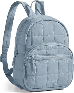 BAGSMART Mini Backpack for Women, Small College Backpack, French Blue