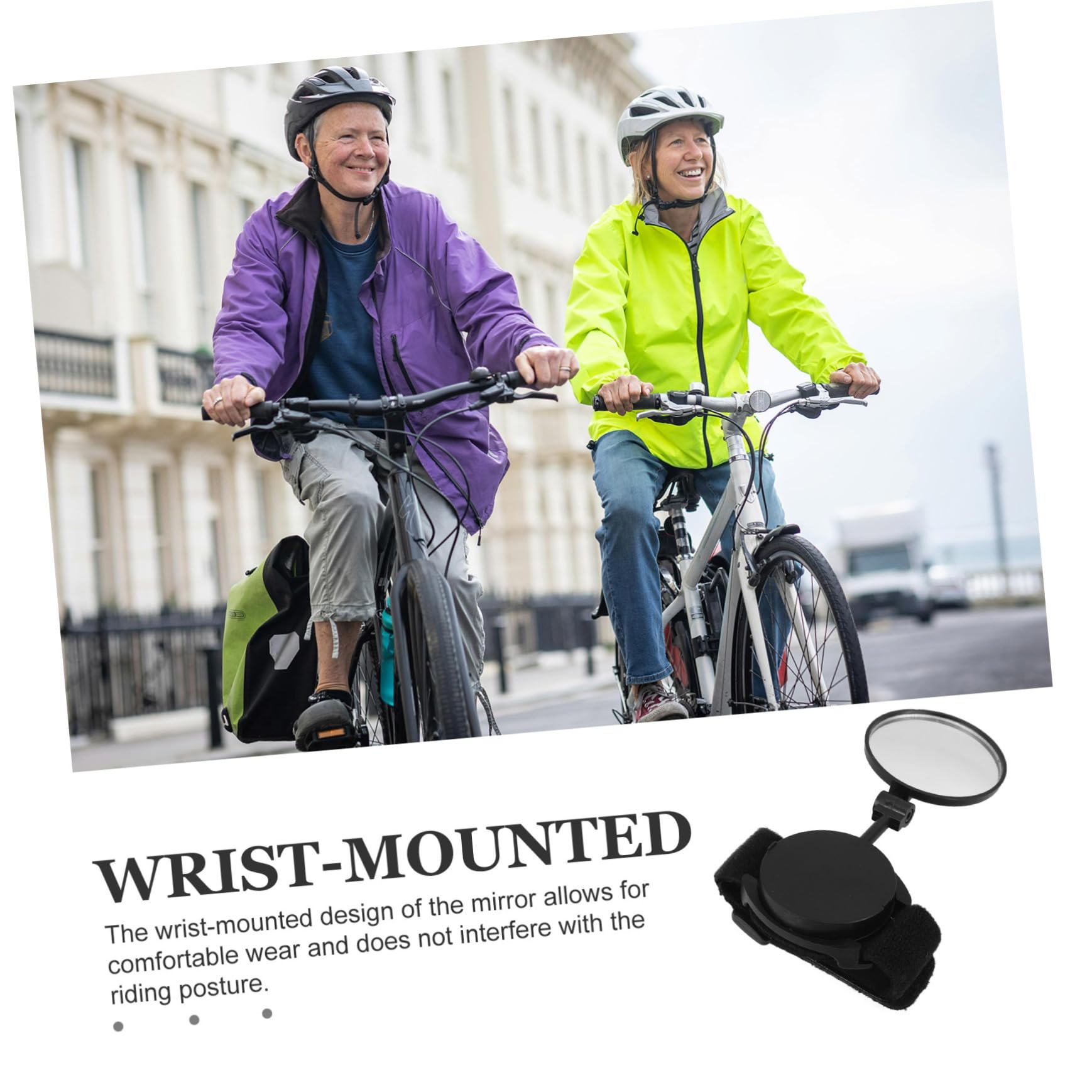 INOOMP 5pièces Rétroviseur De Poignet Pour Vélo Miroir Arrière Sangle Accessoires De Cyclisme Portables Pour Sécurité Montagne Et Route