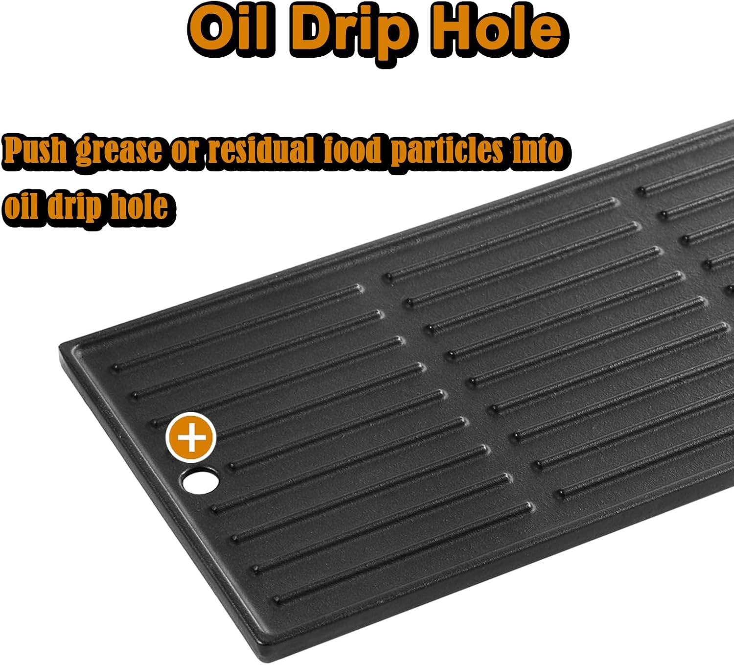 463370519 Griddle Grill Replacement Parts for Charbroil Gas2coal Grill Parts Hybrid 463370516 463340516 463336818 463341918 463343015 463370518 140008 Performance 220 Reversible Griddle Plate