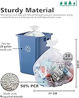 Vista 14 de 75 Counts AYOTEE Mini Garbage Bags, 1.2 Gallon Small Compostable Trash Bags, Small Garbage Bags for home, Fit 4.5 or 5 Liter Bathroom Wastebasket