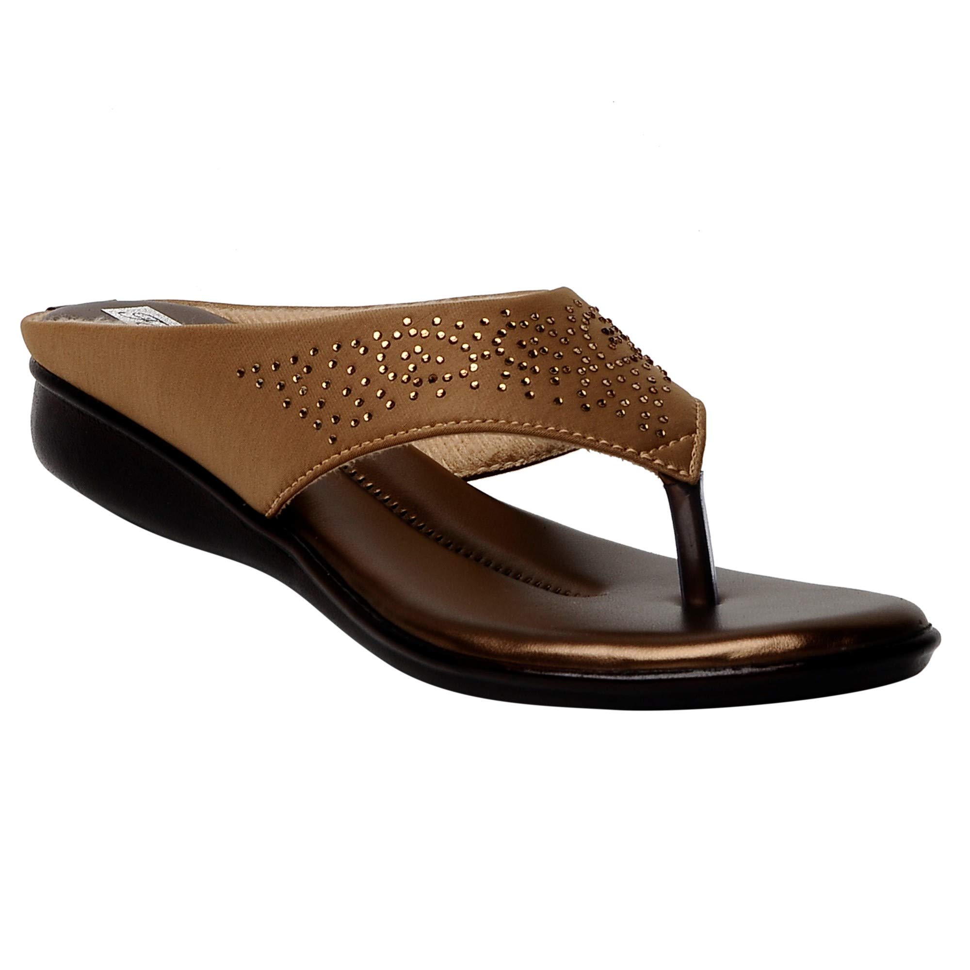 Feel it Comfortable Lycra Casual/Formal Flats for Womens 715-BEIGE-40 (B07TXTNPJS) Amazon Price History, Amazon Price Tracker