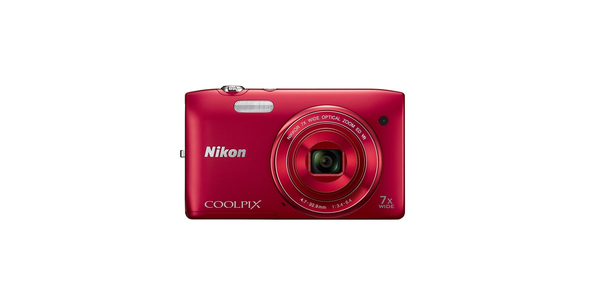 Nikon coolpix S3500 レッド デジカメ 2722 Amazon.com : Nikon COOLPIX S3500 20.1 MP Digital Camera with