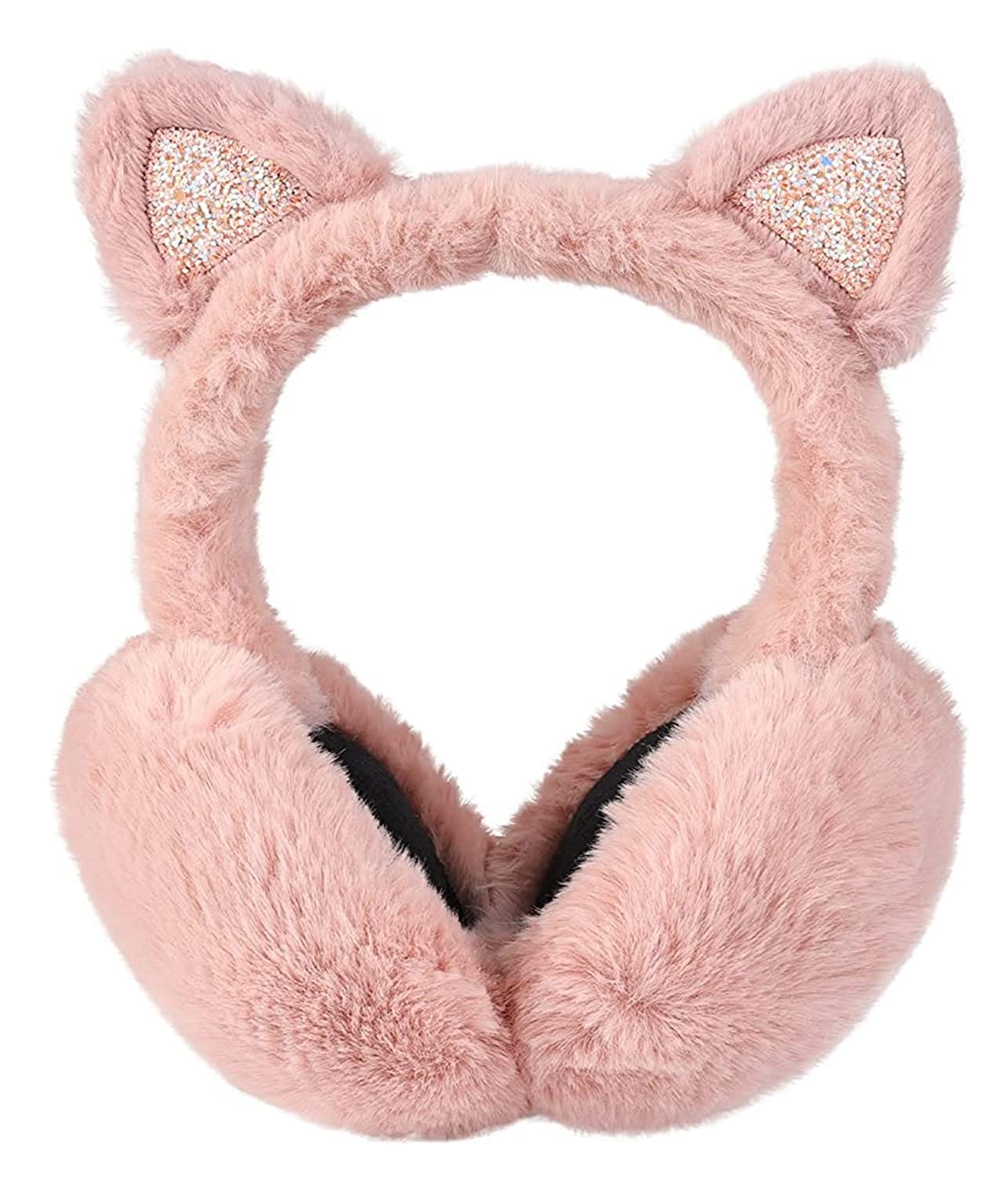 Kids Earmuffs Boys Girls Fur Ear Warmers Cute Cartoon Animal Winter Ear Muffs