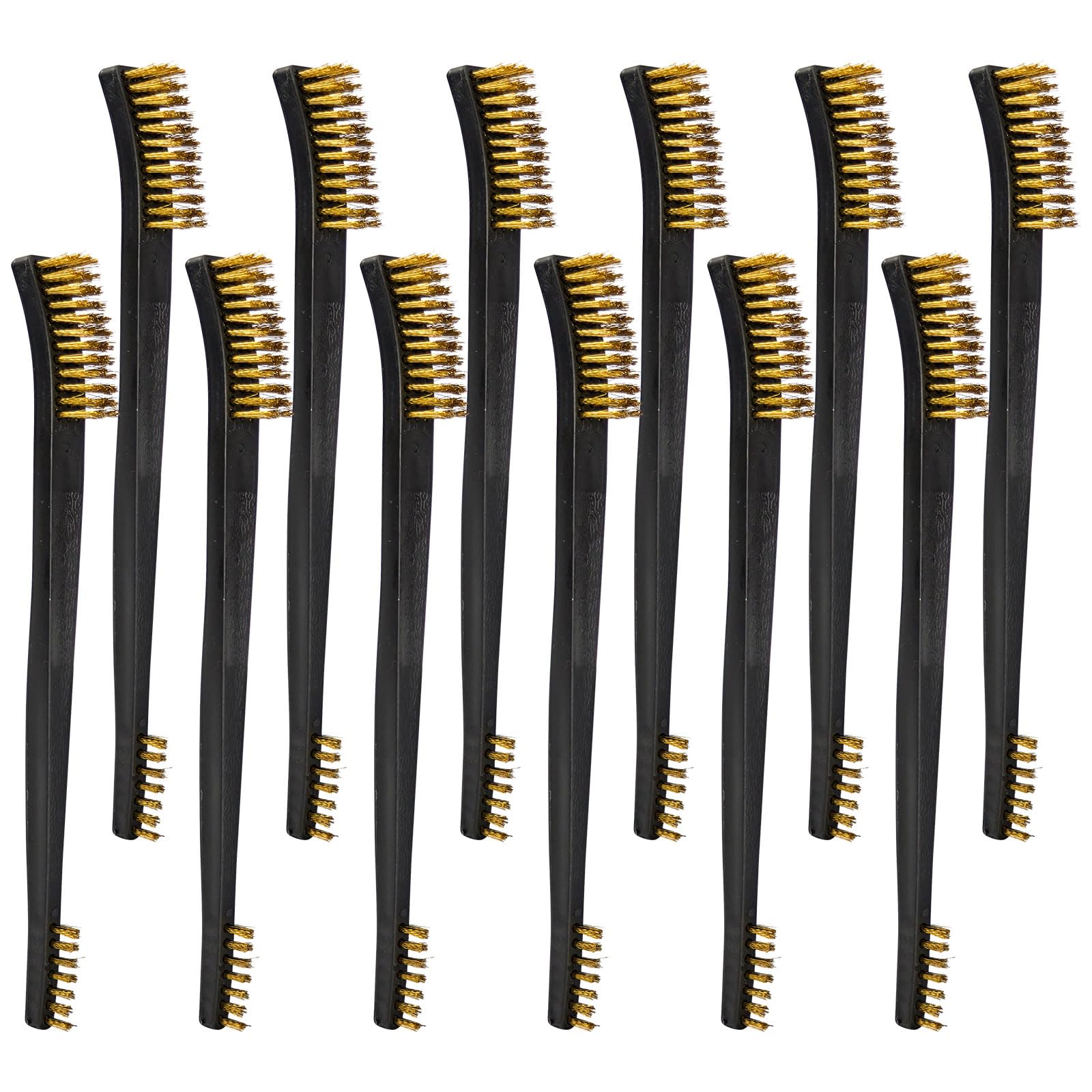 PINGMIC Gun Cleaning Brushes, Double-Ended Gun Brushes, 12 Brass