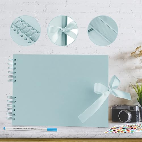 Vista 94 de Gotideal Álbum de recortes de bricolaje, papel para manualidades, álbum de fotos de boda y aniversario, álbum de recortes familiar, accesorios