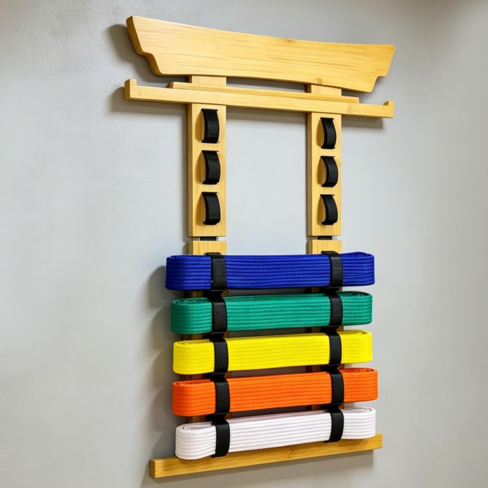 Jiu Jitsu - Expositor de cinturón con calcomanías | Soporte de exhibición