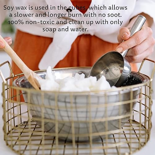 Miniatura 5 de Environment Loop Cubitos de cera derretida, 1 paquete de cera de soja de 2.3 onzas para calentadores, aroma máximo (Cherry Merlot)