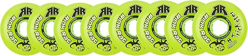 Ruedas 3.150 in / 2.992 in Hilo 76a Trickster Green Inline Indoor Roller Hockey
