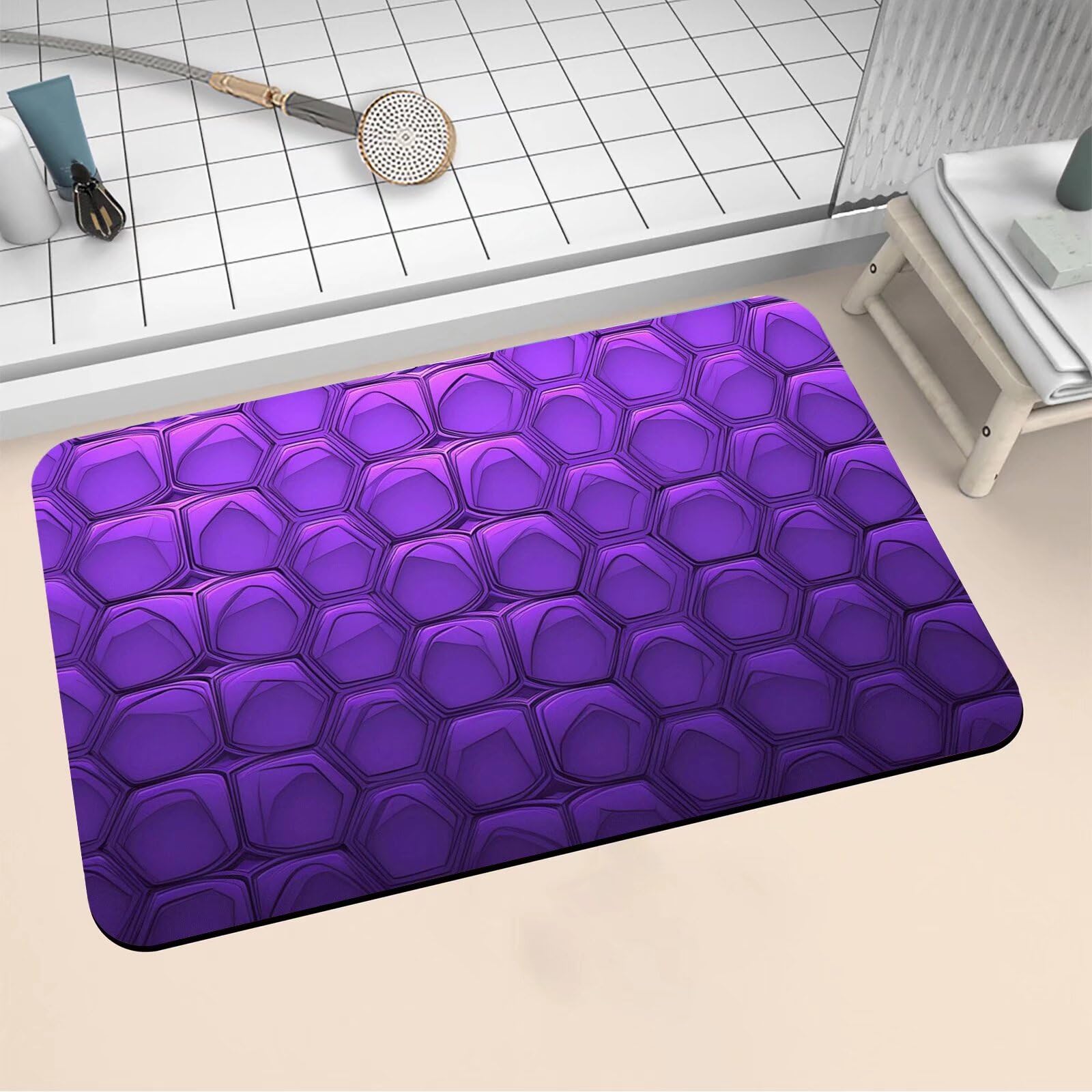 Alfombra baño secado rapido lavable de 40x60cm para cocina y ducha