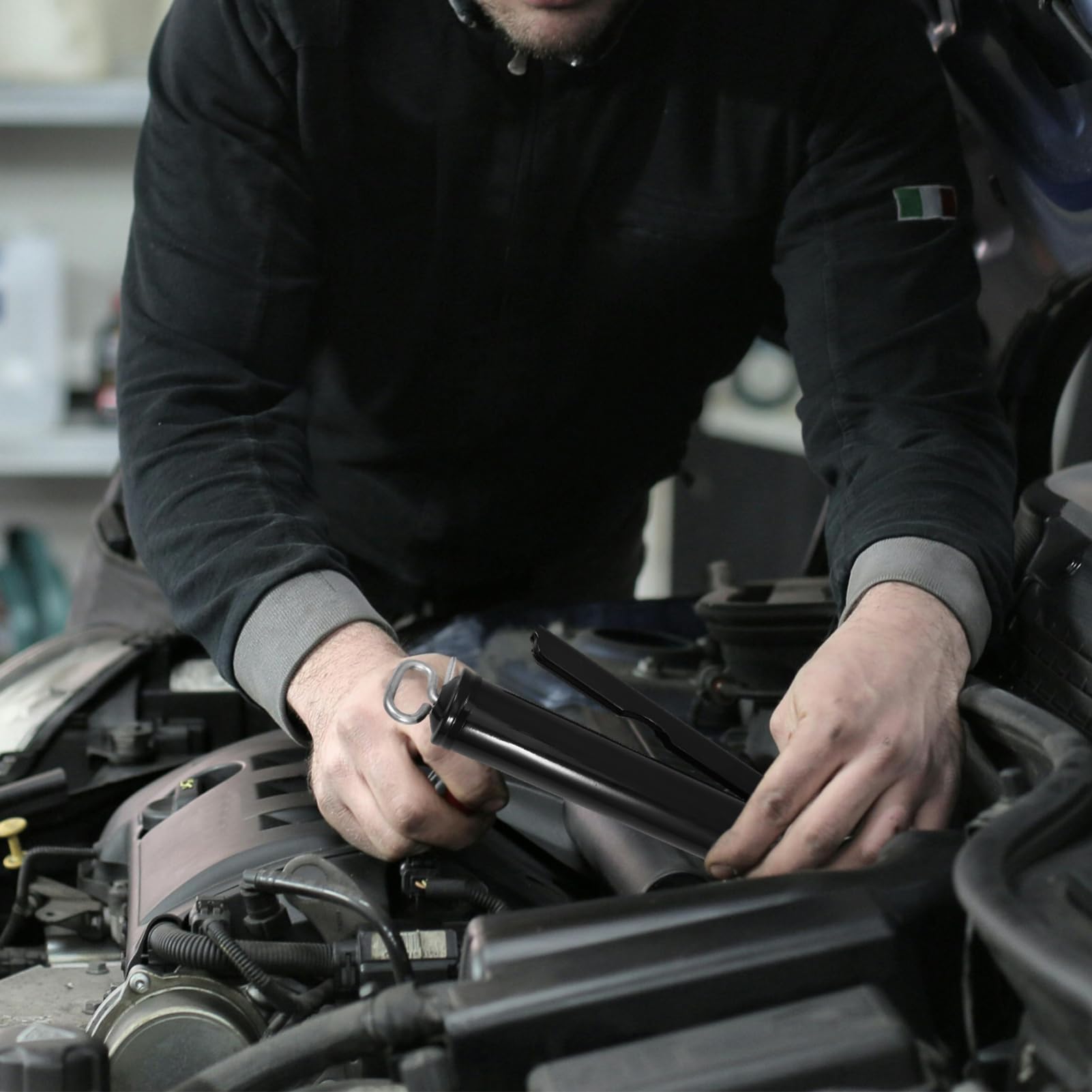 Distributeur De Graisse Manuel 400cc avec Buse à Graisse Haute Pression Accessoire Pratique pour Entretien Automobile Et écanique