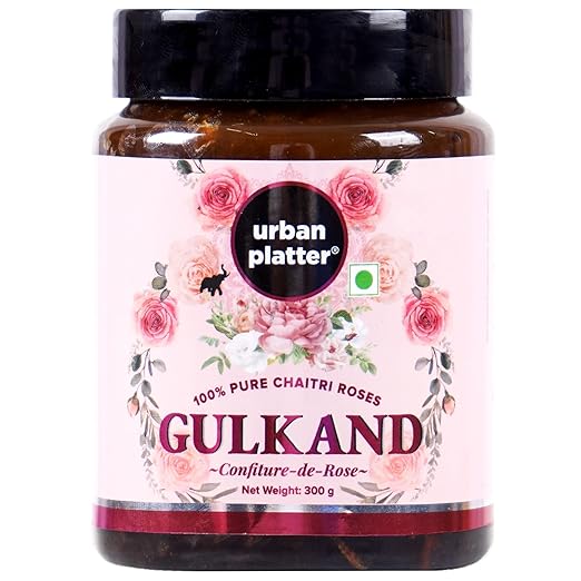 Natural Gulkand (Rose Petal Jam), 300g [100% Natural | Sun Dried | Nature's Coolant | Chaitri Roses.]