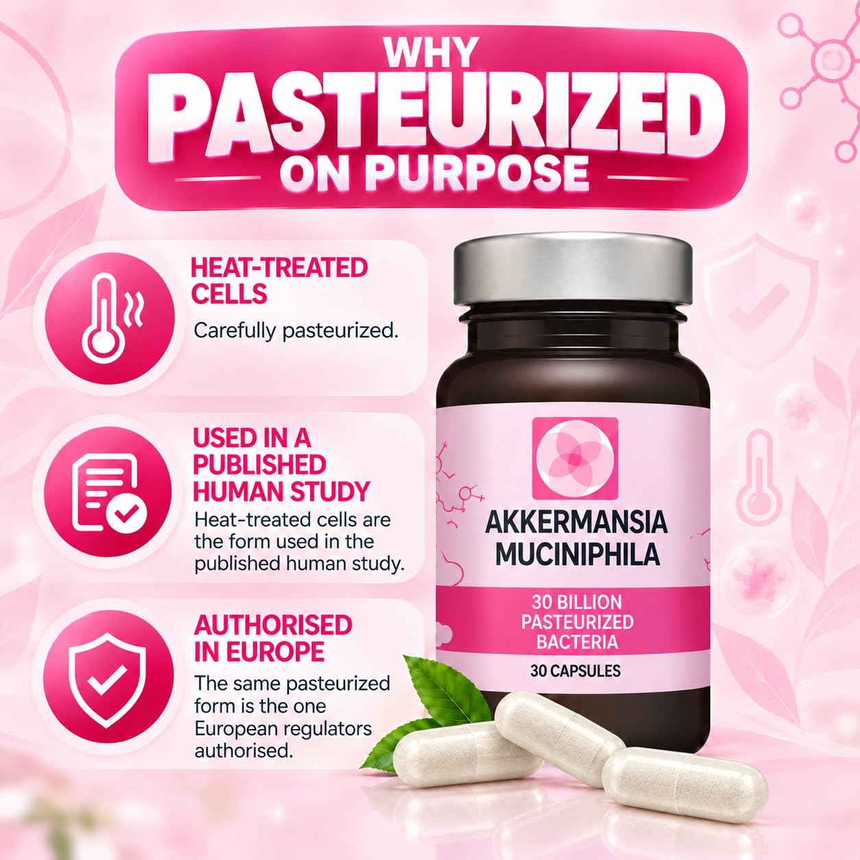Procapsin Akkermansia Muciniphila Probiotic, Pasteurized, Vegan, 30 Count — Amazon image 4