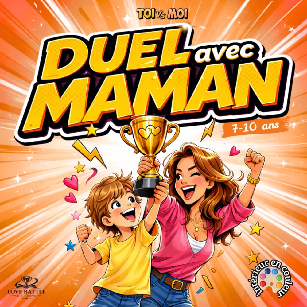 Duel avec Maman: Jeux, défis et activités amusantes à faire avec maman – Livre d’activités parent-enfant pour rire et partager des moments complices (7-10 ans)