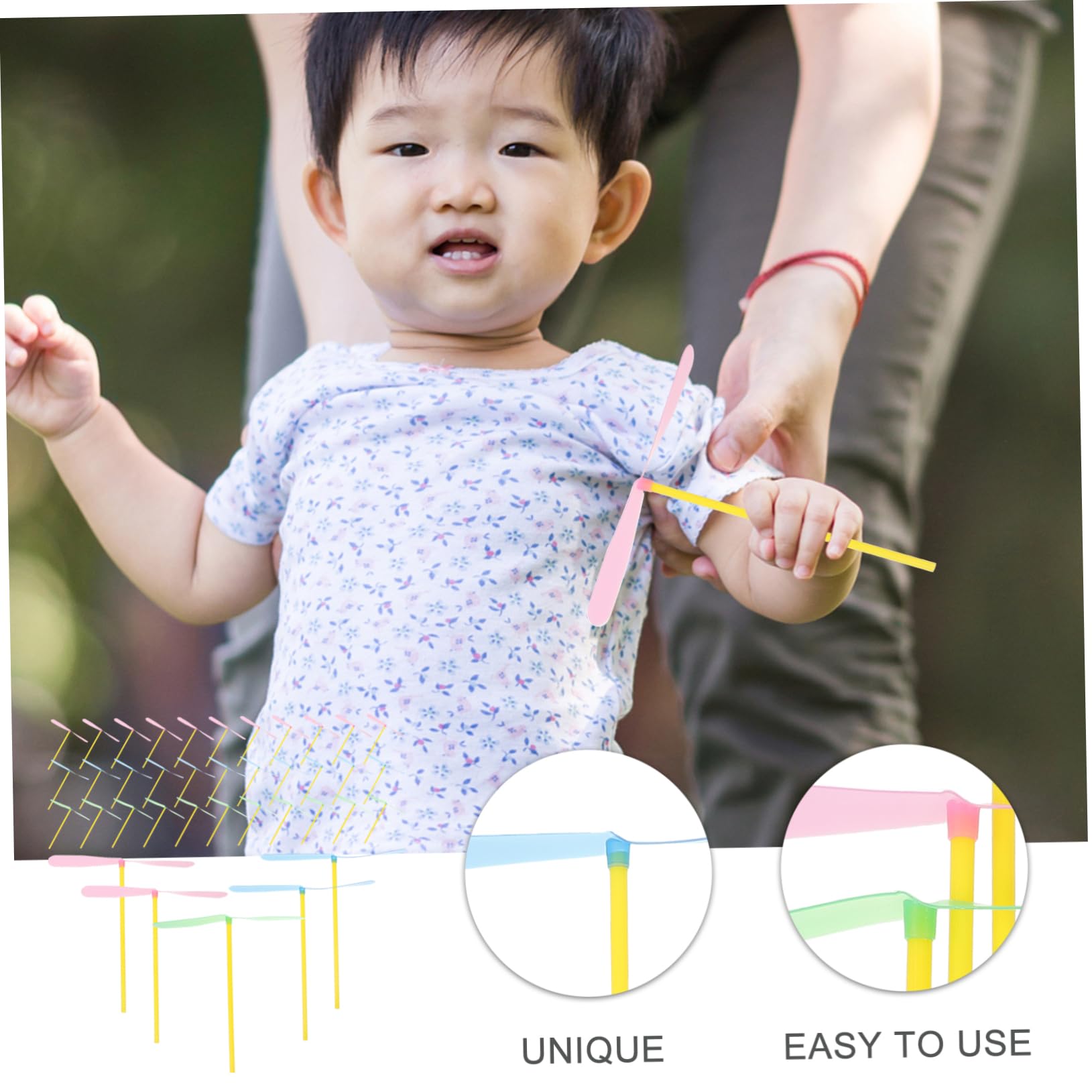 80pcs Rotating Small Flying Sports Flying Plastic Hand Swirling