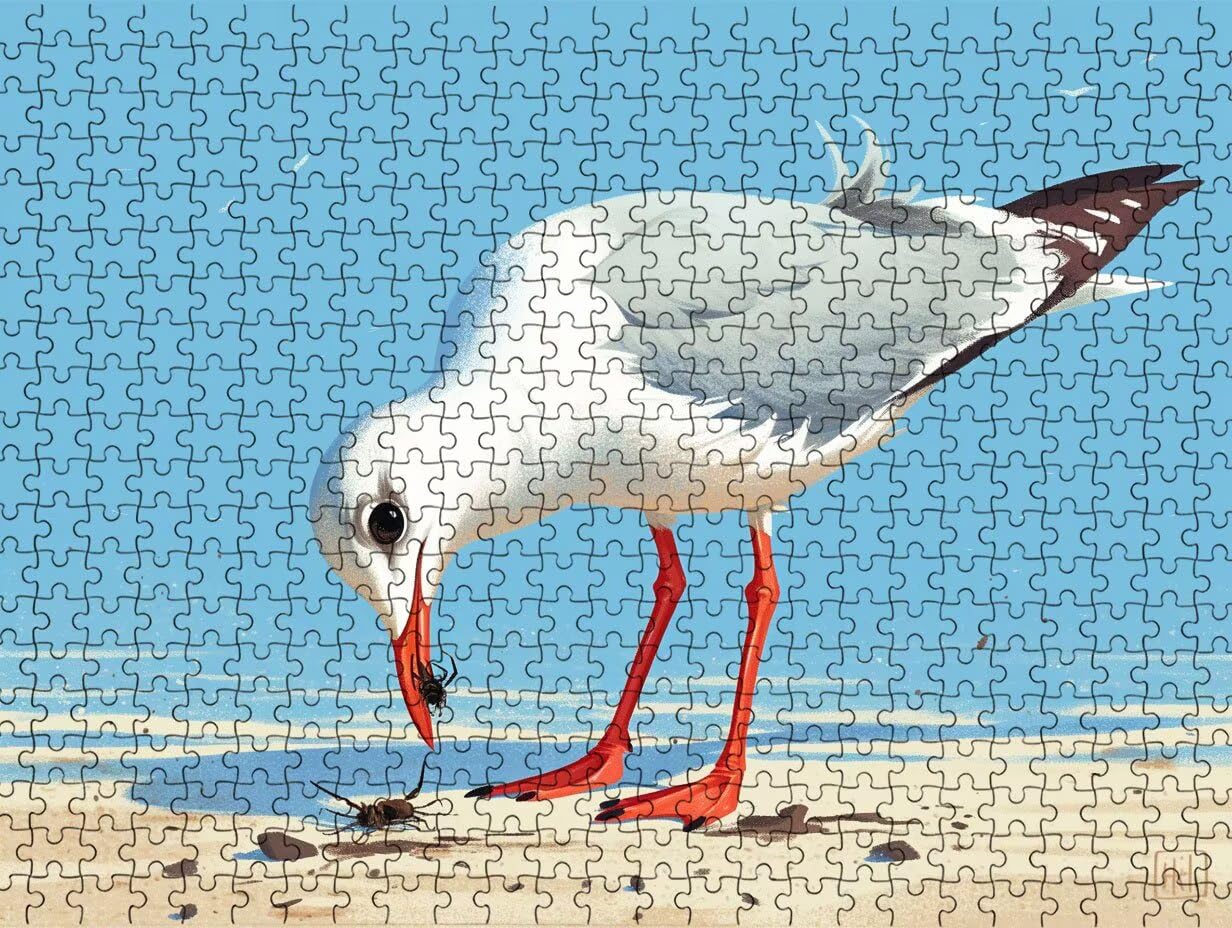 Puzzle dla dorosłych 5000, Bird Beach 5000 elementów puzzle dla dorosłych, klasyczne gry edukacyjne, gry i zajęcia rodzinne, do dekoracji ścian domu, świetny pomysł na prezent R0KH-656