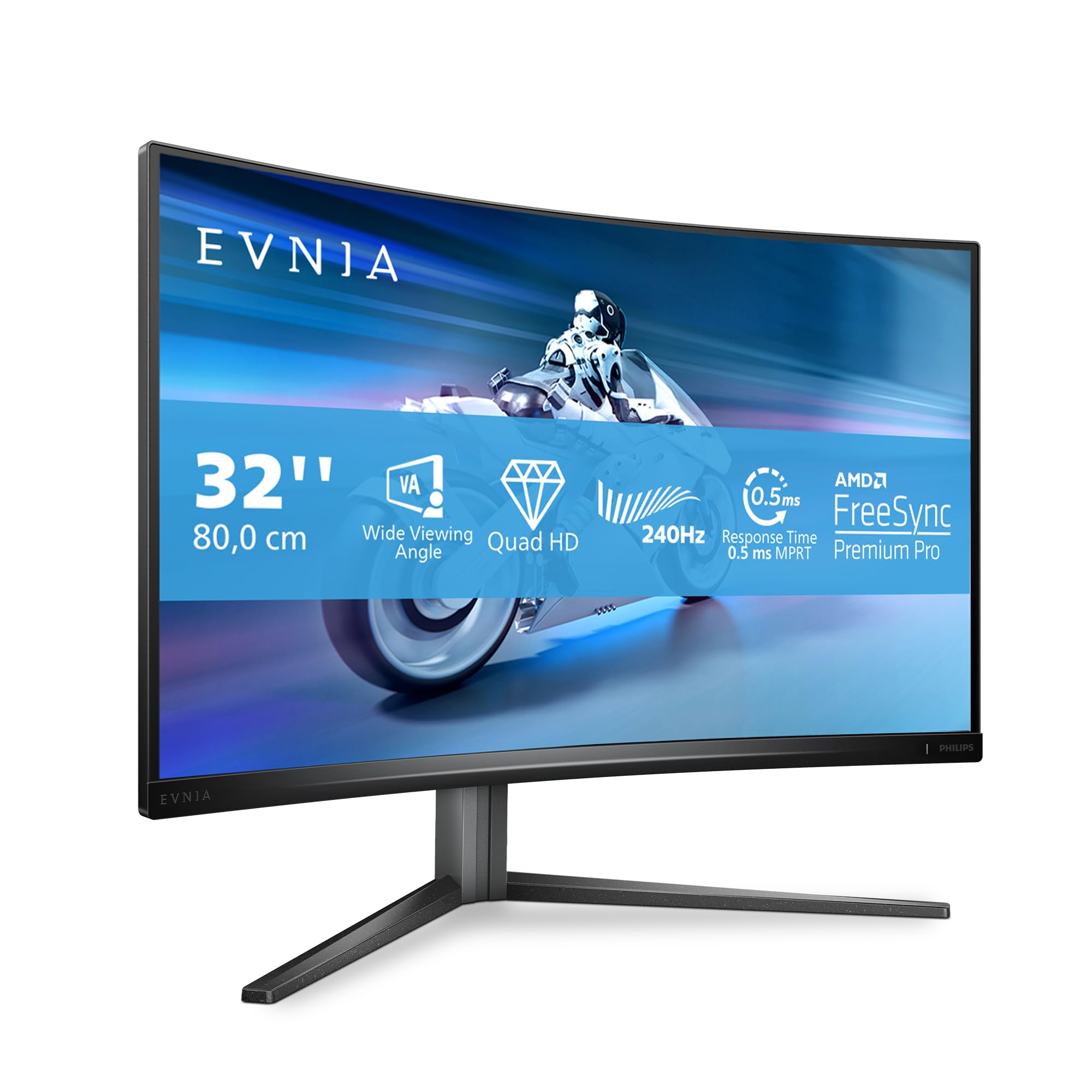 Philips 27M2N3200AM 27 inch FHD Gaming Monitor 180Hz, Fast IPS Panel, 0.5ms MPRT, Adaptive Sync, HDR10, G-Sync Compatible, Height Adjustment, Speakers, (1920x1080 HDMI 2x 2.0 DP 1x 1.4 ) Dark grey — view 10