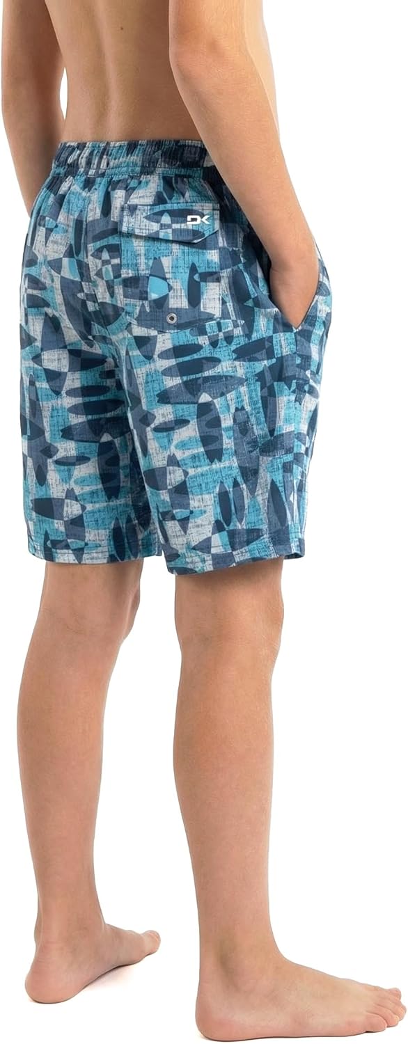 Dakine Boys Swim Trunks – Volley Swim Shorts with Boxer Liner, Swimwear, UPF 50+, Quick-Dry