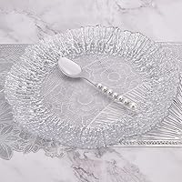 Vista 8 de Moderno juego de cubiertos para 16 elegantes cubiertos de acero inoxidable 18/10, mango de perla, 64 cuchillos, tenedores y cucharas, juego