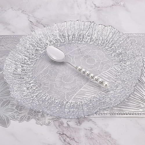 Miniatura 8 de Moderno juego de cubiertos para 16 elegantes cubiertos de acero inoxidable 1810, mango de perla, 64 cuchillos, tenedores y cucharas, juego de