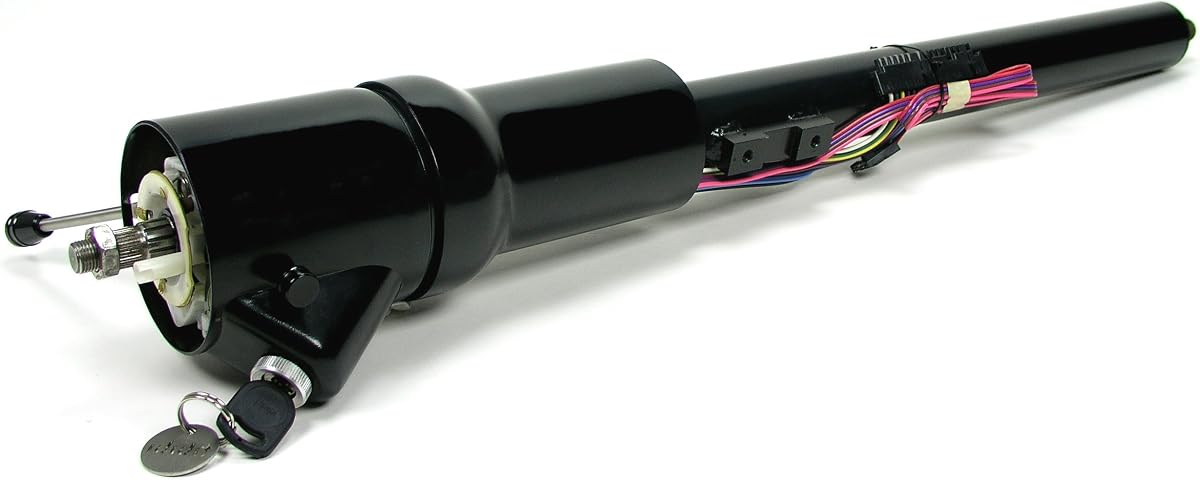 Ididit Steering 1520790051 Black Powder Coated Tilt Floor Shift Steering Column