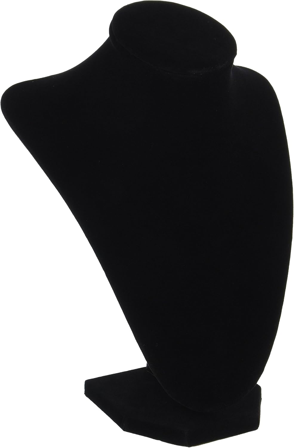 Darice 1999-084 3-Dimensional Velvet Jewelry Stand, 9-Inch, Black